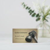 Bau Visitenkarte (Stehend Vorderseite)