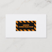 Bau Visitenkarte (Rückseite)