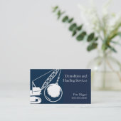 Bau von Abbruch- und Abschleppdiensten Visitenkarte (Stehend Vorderseite)