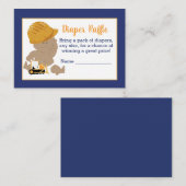 Bau von Babydusche-Windelwaschkarten Begleitkarte (Vorne/Hinten)