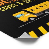 Bau von Babyduschkarten und Geschenkschildern Poster (Ecke)