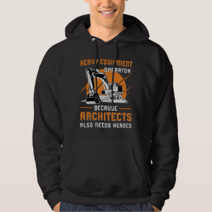 Bau von Baggeranlagen Hoodie
