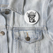 Bau von Bauarbeitern in Chihuahua Button (Beispiel)