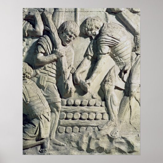 Bau von Befestigungsanlagen während der Kampagne Poster (Vorne)