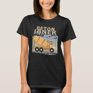 Bau von Betonmischanlagen T-Shirt