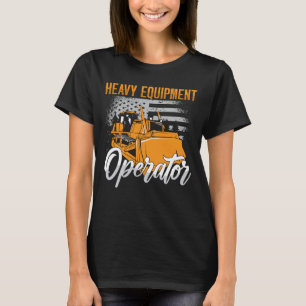 Bau von Bulldozer-Schwermaschinenanlagen T-Shirt