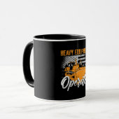 Bau von Bulldozer-Schwermaschinenanlagen Tasse (Vorderseite Links)