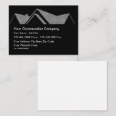 Bau von Dachdeckerkarten Visitenkarte (Vorne/Hinten)