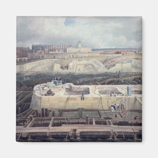 Bau von Docks Magnet (Vorne)
