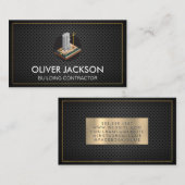 Bau von Gebäude | Immobilienentwickler Visitenkarte (Vorne/Hinten)