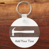 Bau von Hammern und Nägeln Schlüsselanhänger (Vorderseite)