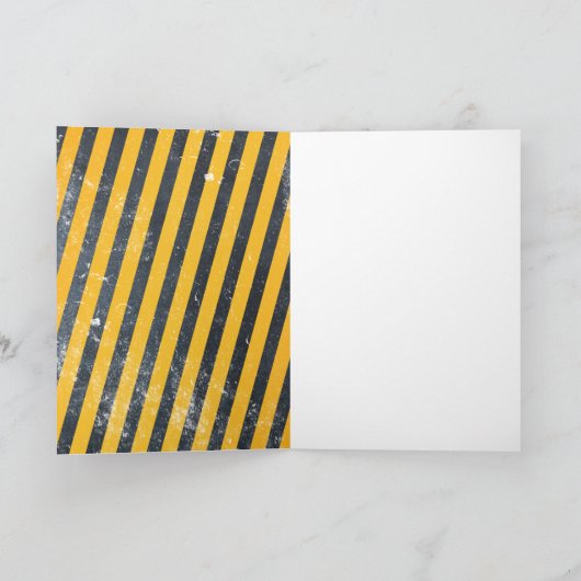 Bau von Lastkraftwagen Schwermaschinen Geburtstag Karte (Innenseite)