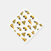 Bau von Lastkraftwagen Serviette (Ecke)