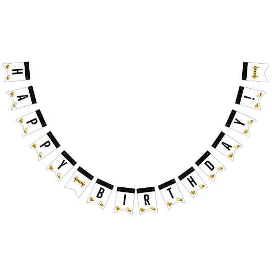 Bau von Lastkraftwagen Thema Geburtstag Wimpelkette (Alle)