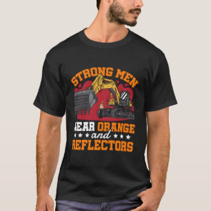 Bau von Orangen- und Reflektoren mit starker Versc T-Shirt