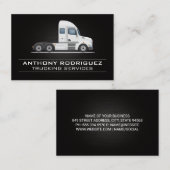 Bau von Sattelkraftfahrzeugen Visitenkarte (Vorne/Hinten)