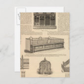 Bau von Stromnetzen und Lattern, Howard und Morse Postkarte (Vorne/Hinten)