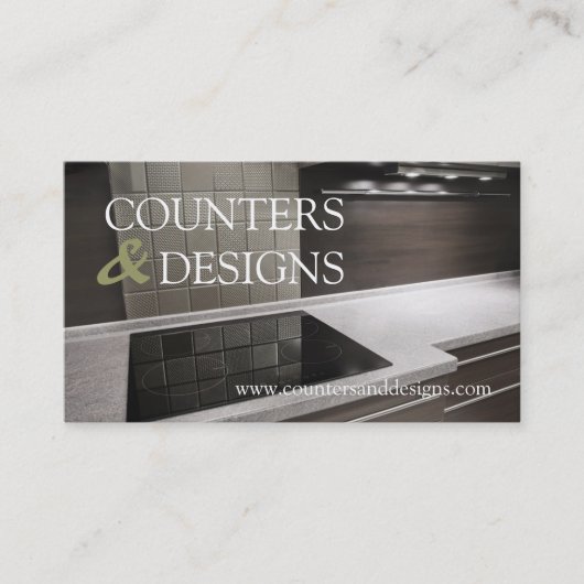 Bau von Tile Stone Granite-Marmor Visitenkarte (Vorderseite)