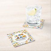 Bau von Trucks mit Sprung Rechteckiger Pappuntersetzer (Vor Ort)