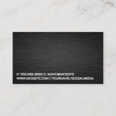 Bau von Zuhause Visitenkarte (Rückseite)