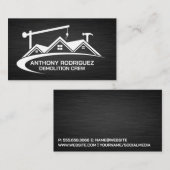 Bau von Zuhause Visitenkarte (Vorne/Hinten)