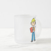 Bau-Vorarbeiter-T - Shirts und Geschenke Mattglastasse (VorderseiteRechts)