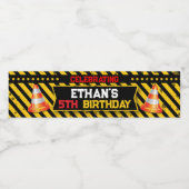 Bau-Wasserflaschen-Etikett Wasserflaschenetikett (Einzelnes Label)