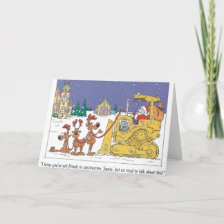 Bau Weihnachtskarte Santa Sled Feiertagskarte