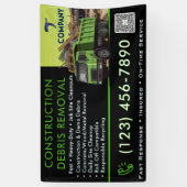 Bauabfallentsorgungsbanner - Baustelle Banner (Vertikal)