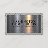 Bauabprallfahrzeug | Metallbeton Visitenkarte (Rückseite)