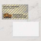 Bauabprallfahrzeug Visitenkarte (Vorne/Hinten)