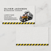 Bauabprallfahrzeug Visitenkarte (Vorne/Hinten)