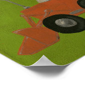 Bauanzeiger Kinderzimmer Art Poster (Ecke)