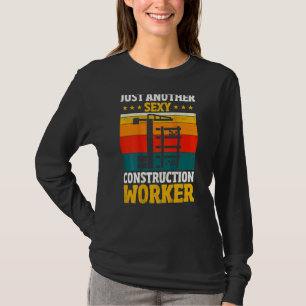 Bauarbeiter Auf Rückseite Der Kleidung 3 T-Shirt