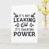 Bauarbeiter Ausgrabungsgrabgerät, das kein Öl verg Karte (Gelbe Blume)