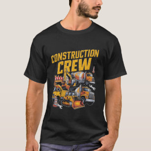 Bauarbeiter-Bagger für Kleinkinder (Crew) T-Shirt