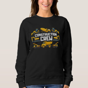 Bauarbeiter Bagger Kinder Jungen Mädchen Sweatshirt