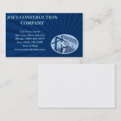 Bauarbeiter-Baugerüst Retro Visitenkarte (Vorne/Hinten)