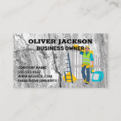 Bauarbeiter | Baustelle Visitenkarte (Vorderseite)