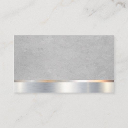 Bauarbeiter | Blue Collar Visitenkarte (Rückseite)