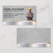 Bauarbeiter | Blue Collar Visitenkarte (Vorne/Hinten)