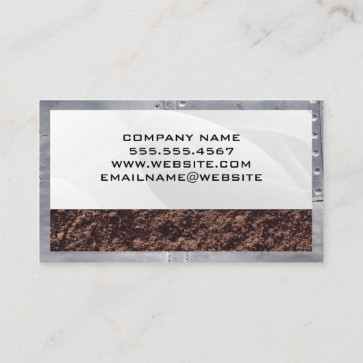 Bauarbeiter | Blueprints Visitenkarte (Rückseite)