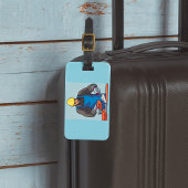 Bauarbeiter Bricklayer Hard Hat Builder Gepäckanhänger