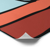 Bauarbeiter Bricklayer Hard Hat Builder Poster (Ecke)