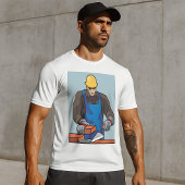Bauarbeiter Bricklayer Hard Hat Builder T-Shirt