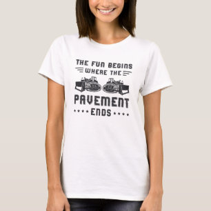 Bauarbeiter Bulldozer-Streckenabschnitt endet Stan T-Shirt