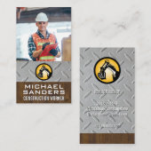 Bauarbeiter | Forstingenieur Visitenkarte (Vorne/Hinten)