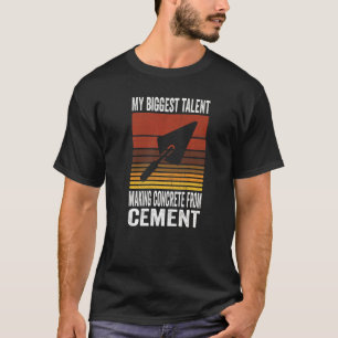 Bauarbeiter für Betonfertigteile T-Shirt