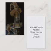 Bauarbeiter für Visitenkarten Visitenkarte (Vorne/Hinten)