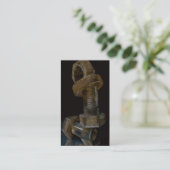 Bauarbeiter für Visitenkarten Visitenkarte (Stehend Vorderseite)